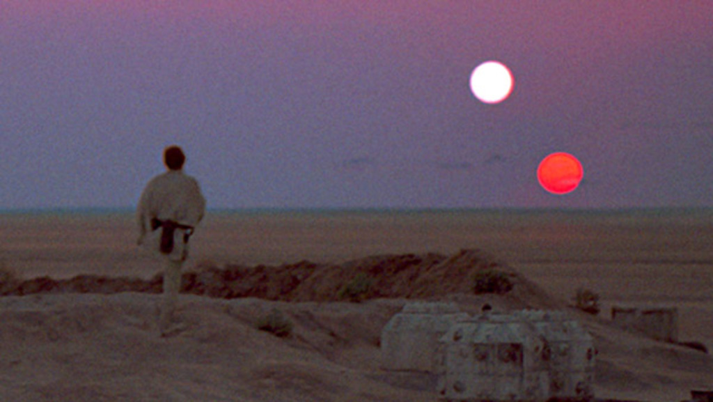 Luke Skywalker in "Episode IV: A New Hope".