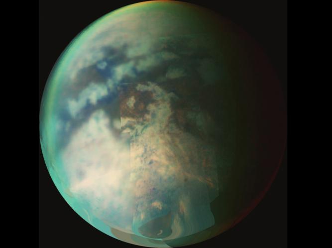 Titan, Saturn's largest moon. Credit: NASA/JPL/University of Arizona